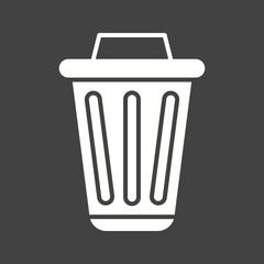 Trash Bin icon vector image. Suitable for mobile apps, web apps and print media.
