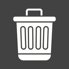 Trash Can icon vector image. Suitable for mobile apps, web apps and print media.