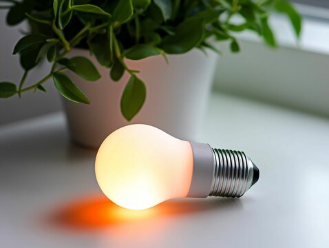 Glowing Light Bulb