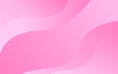 Aesthetic Pink Gradient Wallpaper with Smooth Wave Pattern