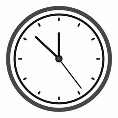 clock isolated on white