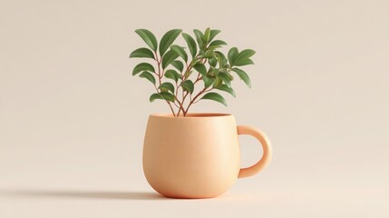 Obraz premium Calm profit growth icon concept emphasizing elegant financial expansion for strategic business growth and success metrics