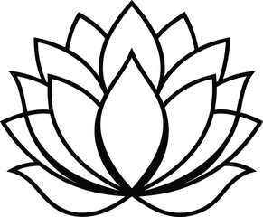 lotus flower isolated on white