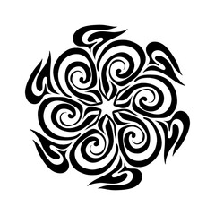 black and white pattern