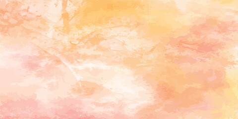 Abstract watercolor paint background by teal color orang and red with liquid fluid texture for background, banner