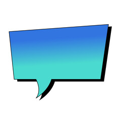 Speech bubble pop art style art