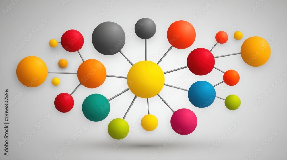 Poster structured data-clean icon illustrating optimized business logic for enhanced operational efficiency