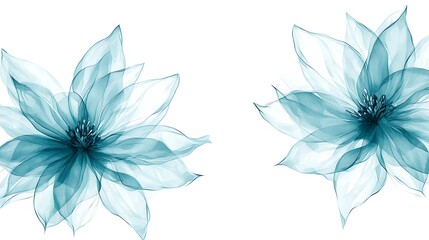 Obraz premium Peaceful nature captured watercolor floral artwork with an artistic perspective