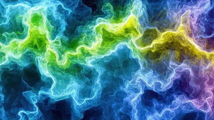 Obraz premium Abstract vibrant energy flow