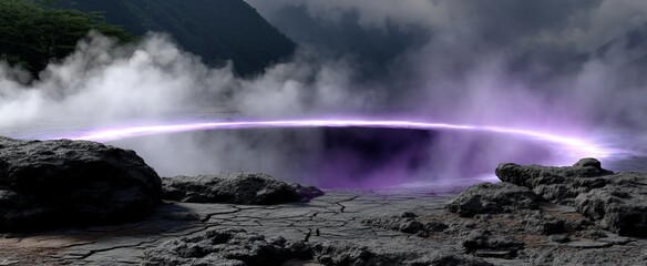 Obraz premium Mystical Volcanic Portal
