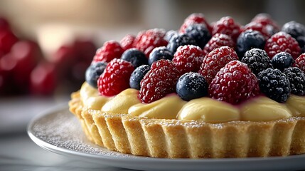 Fresh fruit tart