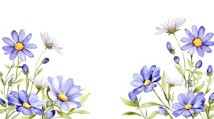 Watercolor floral arrangement garden artwork bright vibrant nature inspiration