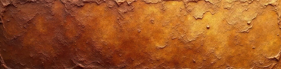 Rough brown impasto texture on canvas, close-up , rough, illustration, canvas