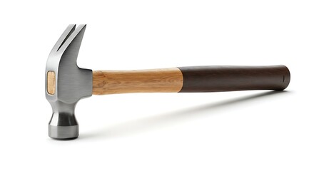 Claw hammer isolated on white background
