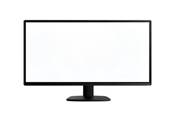 widescreen panoramic screen isolated on white or off white background