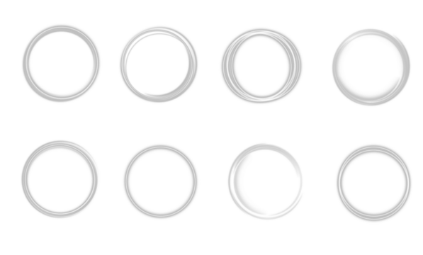 Elegant Circle Template with Foil Texture – Decorative Gold Outline Frame Featuring Modern Floral Ornament, Ideal for Invitation Cards, Banners, or Graphic Design Projects