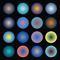 Premium vector gradient color gradient background