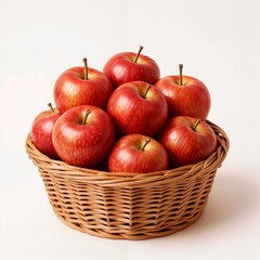 red apples in a basket