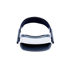 Fototapeta premium Modern Virtual Reality Headset for Immersive Gaming and Experiences on transparent background