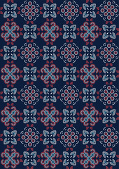 geometric repeat pattern design 