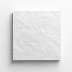 Blank white canvas, textured surface