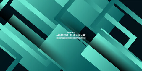 Abstract green triangle concept with 3D background. Geometric pattern of overlapping shapes. Vector Eps10