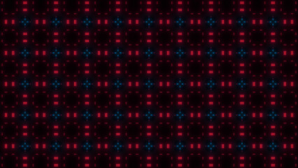 Futuristic Neon Grid Pattern Background – Sci-Fi Tech Glow Wallpaper