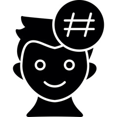 Hashtag icon