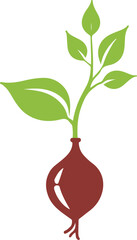 growing from seeds , seed ball. earth ball. nendo dango. isolated on white