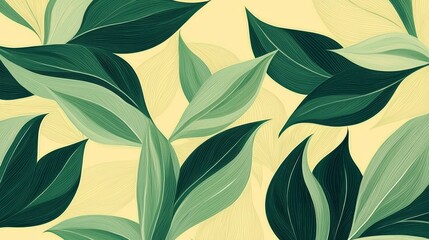Organic green leaf texture depicted in an abstract pattern.