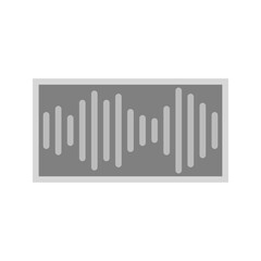 Audio icon vector image. Suitable for mobile apps, web apps and print media.