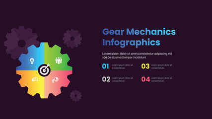 Gear Mechanics infographics design