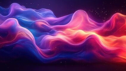 Obraz premium Abstract Colorful Fluid Waves.