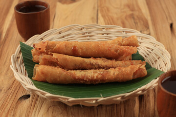 Pisang Aroma or Banana Spring Roll