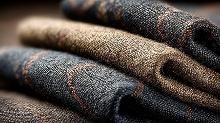 Monochrome Diamond Weave Fabric, a textured textile featuring a neutral sand and charcoal palette, ideal for upholstery and fashion applications, showcasing elegant tessellated patterns.