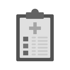 Medical Report icon vector image. Suitable for mobile apps, web apps and print media.