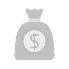 Money Bag icon vector image. Suitable for mobile apps, web apps and print media.
