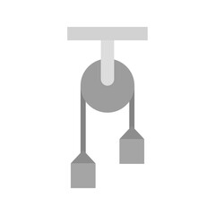 Pulley icon vector image. Suitable for mobile apps, web apps and print media.