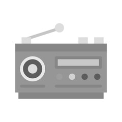 Radio icon vector image. Suitable for mobile apps, web apps and print media.