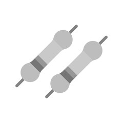 Resistor icon vector image. Suitable for mobile apps, web apps and print media.
