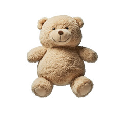 Adorable Plush Teddy Bear for Kids, Soft and Cuddly Toy for Comfort and Playtime in a Cozy Setting on transparent background