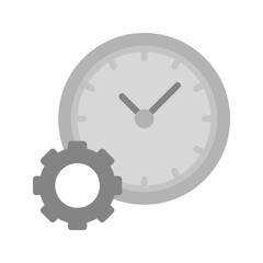 Time Management icon vector image. Suitable for mobile apps, web apps and print media.