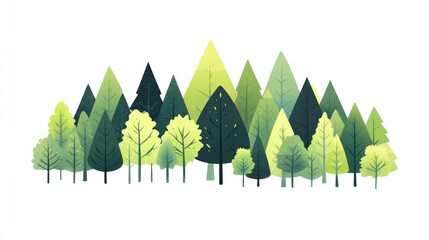 Forest landscape illustration (1)