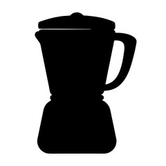 Monochromatic Silhouette of Kitchen Appliance A Blender With A Handle