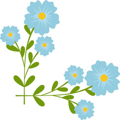 Flowers Corner Decoration