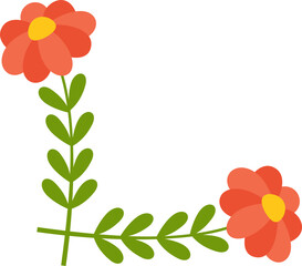 Flowers Corner Decoration