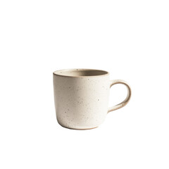 Elegant Speckled Ceramic Coffee Mug for Cozy Moments at Home on transparent background