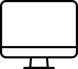 screen icon isolated illustration