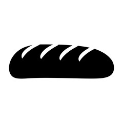 Simple Graphic of a Loaf of Bread with Sliced Markings