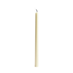 Elegant White Candle for Home Decor, Meditation, and Events, Creating a Serene Ambiance in Any Setting on transparent background